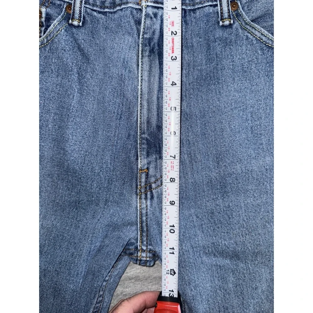 Levi 505 Mens Jeans 38x30* Regular Fit Straight Leg Workwear Inseam Measures 27